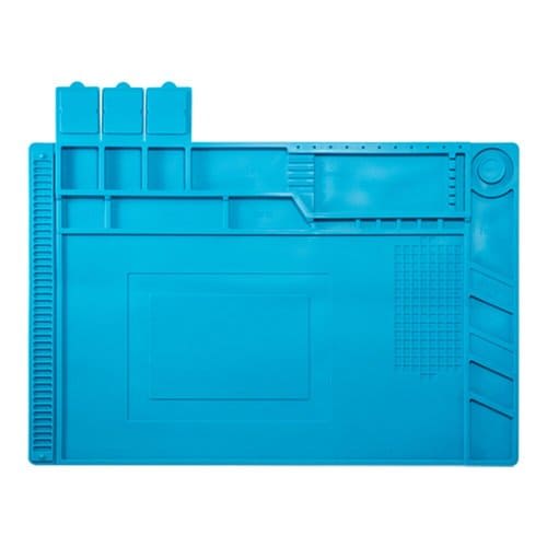 BRobotix Brobotix Tapete Antiestático De Silicón, Magnético  45 Cm X 30 Cm  - Mantenimiento Disco Duro Hdd Laptop Pc Kit Herramienta Pinza Destornillador