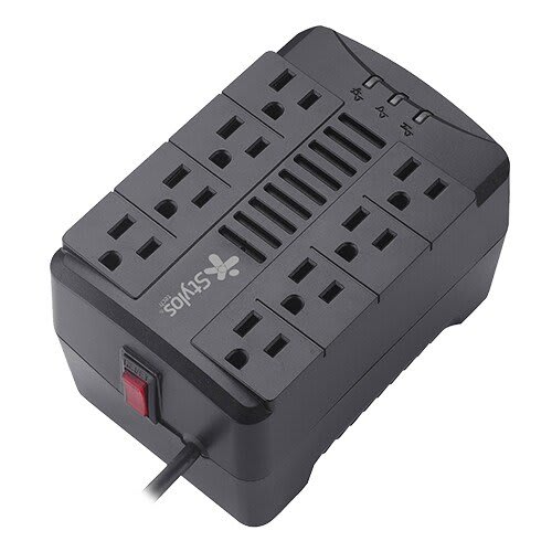 Xzeal Gaming Acondicionador De Línea Stylos Re480 - Sobrecarga, Sobrecarga Protección - Corriente Ca - 120v Ac Entrada - 1kw - 480w