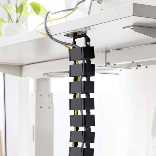 BRobotix Organizador De Cables En Vertical Articulado Negro