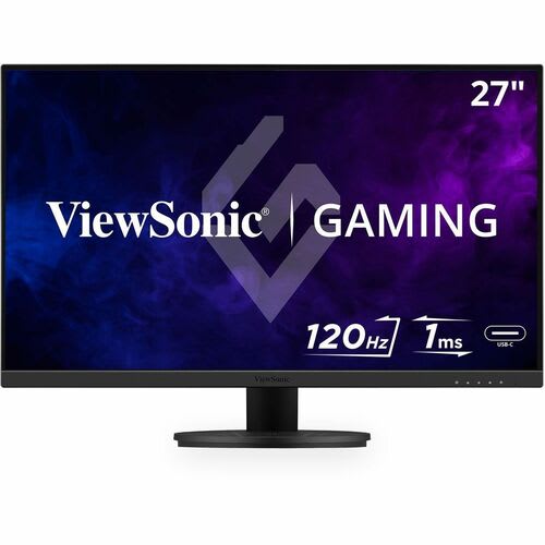 Viewsonic Monitor Led Para Juegos Viewsonic Vx2716a 27" (68.6cm) Clase Full Hd - 16:9 - Negro - 27" (68.6cm) Viewable - Tecnología Conmutación En El Mismo Plano (in-Plane Switching, Ips) - Led Retroiluminación - 1920 X 1080 - 16,7 Millones De Colores - 300cd/M² - 1ms - 120hz Frecuencia De Actualización - Altavoces - Inclinable - Usb Tipo-C - Hdmi - Displayport - Compatible Con Montura Vesa