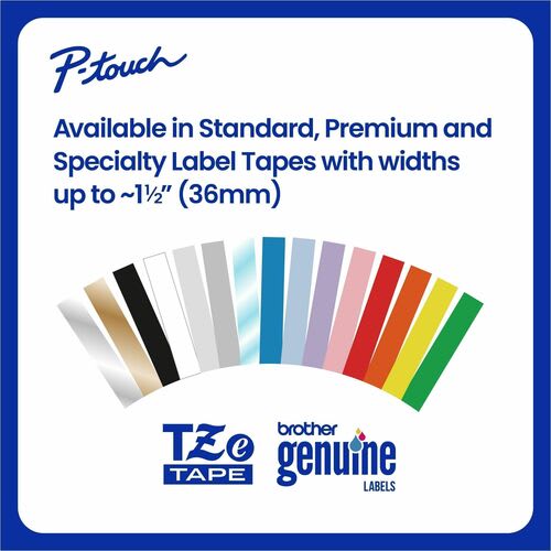 Brother Brother P-Touch Tze211 Cinta Para Etiquetas - 6mm Ancho - Blanco - Tereftalato De Polietileno (pet) - Laminada - 1 Solamente