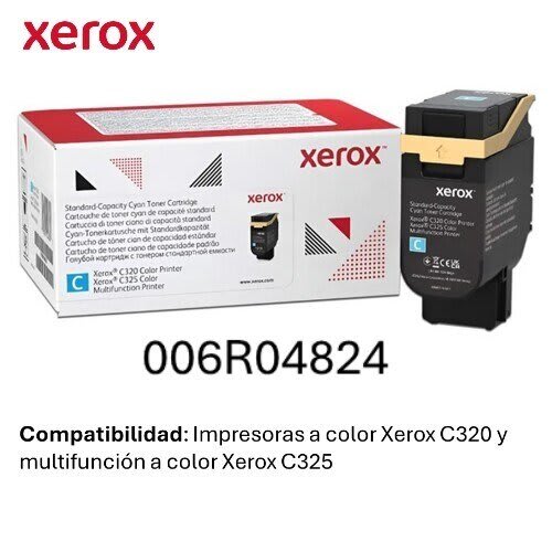 Xerox Cartucho De Tóner Xerox Estándar Rendimiento Láser - Azul Ciánico - Original