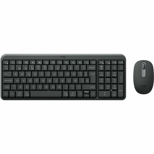 Logitech Teclado Y Ratón Logitech Mk250 - Qwerty - Español - Mecánico Inalámbrico Bluetooth Teclado - Keyboard/Keypad Color: Grafito - Inalámbrico Bluetooth Mouse - óptico - 1000 Dpi - 3 Botón - Rueda De Desplazamiento - Pointing Device Color: Grafito - Interuptor Encendido/Apagado Tecla(s) De Acceso Rápido - Simétrico - Aa, Aaa - Compatible Con Pc, Mac