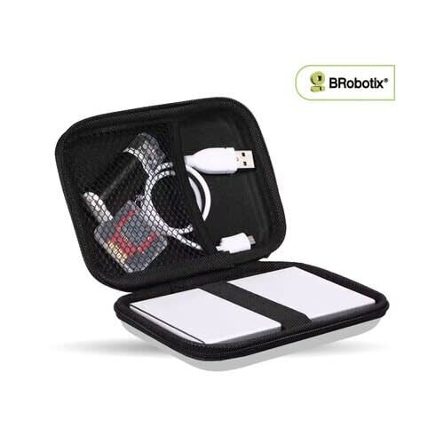 BRobotix Brobotix Estuche Protector Rígido Para Disco Duro De 2.5" Color Gris - Disco Duro Hdd Enclosure, Hdd