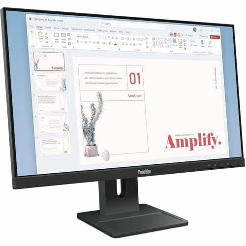 Lenovo Monitor Led Lenovo Thinkvision E24-40 24.0" (61.0cm) Clase Full Hd - 16:9 - Negro Oscuro - 23.8" (60.5cm) Viewable - Tecnología Conmutación En El Mismo Plano (in-Plane Switching, Ips) - Wled Retroiluminación - 1920 X 1080 - 16,7 Millones De Colores - 250cd/M² - 4ms - 100hz Frecuencia De Actualización - Altavoces - Giratoria, Altura, Pivote, Inclinable - Hdmi - Vga - Displayport - Compatible Con Montura Vesa