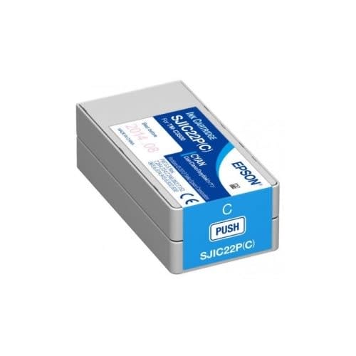 Epson Cartucho De Tinta Epson Durabrite Ultra Sjic22p(c) Inyección De Tinta - Azul Ciánico - Original
