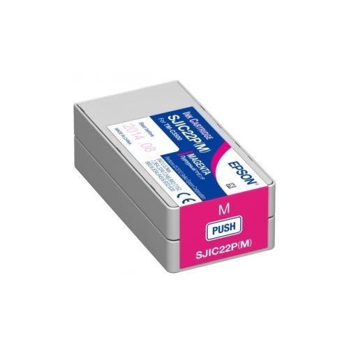 Epson Cartucho De Tinta Epson Durabrite Ultra Sjic22p(m) Inyección De Tinta - Magenta - Original - 1