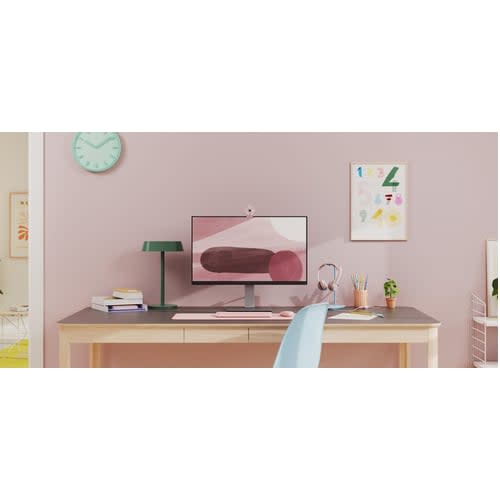 Logitech Cámara Web Logitech Brio 300 - 2megapíxel - 30fps - Rosa - Usb Tipo C - 1920 X 1080 Vídeo - Foco Estático - 70° ángulo - 1x Zoom Digital - Micrófono - Windows