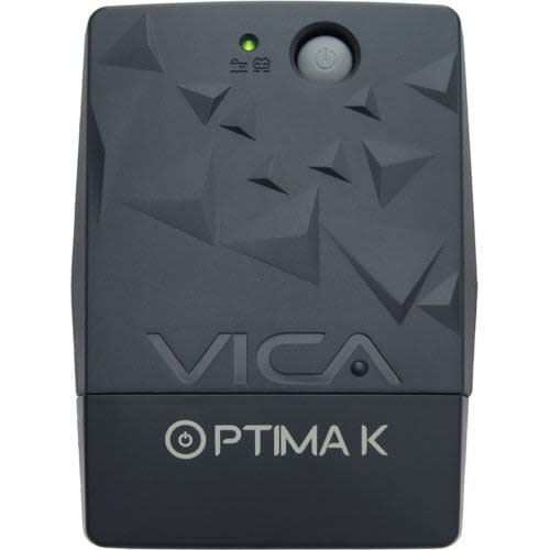 Vica Vica Optima K, No-Break Con Regulador Integrado, Capacidad 1000va / 500w, Certificado Nom, Indicadores Led, 6 Tomas Reguladas Y Respaldadas, 3 Años De Garantía En Equipo Y 2 Años En Baterías, Software De Monitoreo, Puerto Rj11 Y Rj45, Tamaño Compacto, Excelente Control Por Microprocesador, Regulador Avr Para Estabilizar El Voltaje (con Dos Etapas De Regulación, 1 Para Aumentar El Voltaje Y 1 Para Reducir El Voltaje), Reinicio Automático Mientras Ac Se Está Recuperando, Salida De Onda Cuasi Senoidal, Función De Arranque En Frío. Tiempo Estimado De Respaldo 10-15 Min A Media Carga, 3-5 Min A Carga Completa. *el Tiempo De Respaldo Depende De La Carga Que Conectamos Al Equipo. *uso Recomendado Al 80% De Su Capacidad.