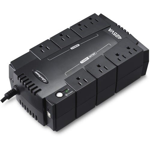 CyberPower Ups Standby Cyberpower Standby Cp425slg - 425va/255w - De Escritorio - 8hora(s) Recarga - 2minuto(s) Stand-By - 110 V Ac Entrada - 120 V Ac Salida - 8 X Nema 5-15r Receptacle(s) - Usb