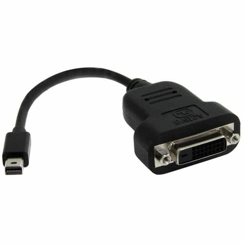 StarTech.com Startech.com Adaptador Mini Displayport A Dvi - Conversor Activo Monoenlace Mini Displayport A Dvi-D Video 1080p - Dongle Convertidor - Negro