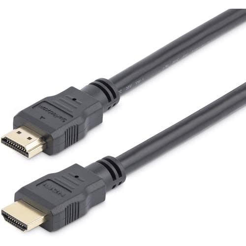 StarTech.com Startech.com Cable Hdmi De 30cm - Cable Hdmi De Alta Velocidad Con Ethernet De 4k - Video Uhd De 4k A 30hz - Cable Hdmi 1.4 Ultra Hd - Cable For Reproductor Blu-Ray, Hdtv, Reproductor Dvd, Receptor Estéreo, Proyector, Dispositivo De Audio/Vídeo, Tv, Consola De Juegos, Grabador De Vídeo Digital, Monitor, Portátil - 10.2gbit/S - Admite Hasta4096 X 2160 - Apantallado - Oro Conector Chapado - 30 Awg - Negro