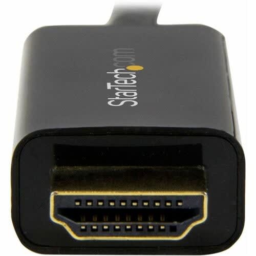 StarTech.com Startech.com Cable 3m Displayport A Hdmi 4k 30hz - Cable Adaptador Pasivo Displayport A Hdmi - Cable Conversor Dp 1.2 A Hdmi Para Monitor - Cable For Proyector, Ultrabook, Monitor, Dispositivo De Audio/Vídeo, Portátil, Computadora De Escritorio, Tv, Workstation, Base De Conexión - Extremo Prinicpal: 1 X Displayport 1.2 De 20 Pines Para Audio/Vídeo Digital (macho) - Extremo Secundario: 1 X Hdmi 1.4 De 19 Pines, Audio/Vídeo Digital (macho) - Admite Hasta1920 X 1200 - Negr