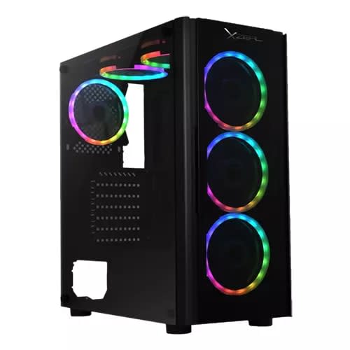 Xzeal Gaming Gabinete Xzeal Gamer Xz110-1 Atx Negro Rgb Tg Usb 3.0