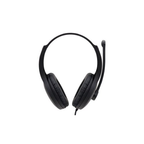 BRobotix Brobotix Diadema Alambrica Tipo Gamer Con Micrófono - Altura De Auriculares Ajustables, Almohadillas Acolchadas, Micrófono Ajustable, 1 Conector 3.5 Mm Para Microfono Y Audio - Control De Volumen - Color Negro