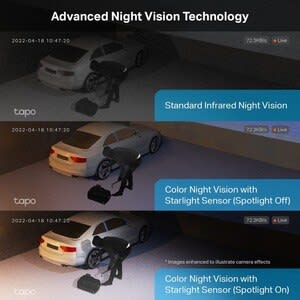 Tp-link Sistema De Vigilancia De Vídeo Tapo 4megapíxel Visión Nocturna Cableado - Cámara, Estación Base - 2560 X 1440 Resolución De La Cámara - 2k Grabación - Alexa, Asistente De Google Soportado