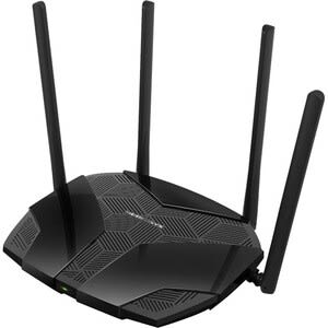 Mercusys Mercusys Mr80x Wi-Fi 6 Ieee 802.11 A/B/G/N/Ac/Ax Ethernet Router Inalámbrico - Banda Dual - 2.40ghz Banda Ism - 5ghz Banda Unii - 4 X Antena(4 X Externo) - 375mb/S Velocidad Inalámbrica - 3 X Puerto De Red - 1 X Broadband Port - Gigabit Ethernet - Compatibilidad Con Vpn - De Escritorio