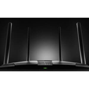 Mercusys Mercusys Mr80x Wi-Fi 6 Ieee 802.11 A/B/G/N/Ac/Ax Ethernet Router Inalámbrico - Banda Dual - 2.40ghz Banda Ism - 5ghz Banda Unii - 4 X Antena(4 X Externo) - 375mb/S Velocidad Inalámbrica - 3 X Puerto De Red - 1 X Broadband Port - Gigabit Ethernet - Compatibilidad Con Vpn - De Escritorio