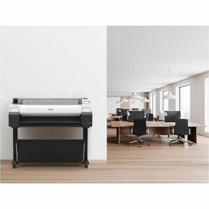 Canon Plotter Canon Tm-340 36" Incluye Instalacion, 5 Colores De Tinta A Base De Pigmentos Mbk/Bk/C/M/Y Modelo Pfi-120 130 Ml O Pfi-320 300 Ml. Cabezal Pf-06. Cartucho De Mantenimiento Mc-31 2 Gb De Ram