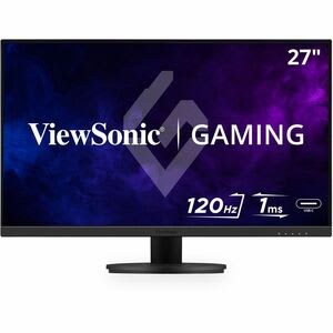 Viewsonic Monitor Led Para Juegos Viewsonic Vx2716a 27" (68.6cm) Clase Full Hd - 16:9 - Negro - 27" (68.6cm) Viewable - Tecnología Conmutación En El Mismo Plano (in-Plane Switching, Ips) - Led Retroiluminación - 1920 X 1080 - 16,7 Millones De Colores - 300cd/M² - 1ms - 120hz Frecuencia De Actualización - Altavoces - Inclinable - Usb Tipo-C - Hdmi - Displayport - Compatible Con Montura Vesa