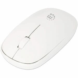 Manhattan Mouse Manhattan Mw3050 Tama?o Completo - Radiofrecuencia - Usb Tipo A - óptico - 3 Botón(es) - Blanco - Inalámbrico - 10m - 2.40ghz - 1200 Dpi - Rueda De Desplazamiento - Simétrico - 1 X Aa Battery Supported