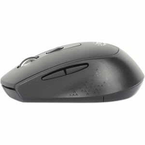 Manhattan Mouse Manhattan Mw6200 Tama?o Completo - Radiofrecuencia - Usb Tipo A - óptico - 6 Botón(es) - Negro - Inalámbrico - 10m - 2.40ghz - 1600 Dpi - Rueda De Desplazamiento - Diestro - 1 X Aa Battery Supported