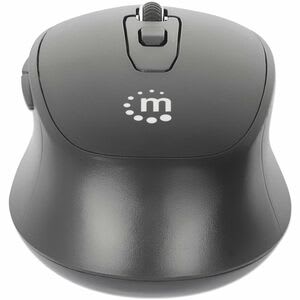 Manhattan Mouse Manhattan Mw6200 Tama?o Completo - Radiofrecuencia - Usb Tipo A - óptico - 6 Botón(es) - Negro - Inalámbrico - 10m - 2.40ghz - 1600 Dpi - Rueda De Desplazamiento - Diestro - 1 X Aa Battery Supported