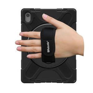 BRobotix Brobotix Funda De Uso Rudo Para Tableta Lenovo® K11 De 11" Año 2024 (compatible Con Tabletas Lenovo Modelos: Tb-330fu, Tb-330xu, Tb-331fc, Tb-335fc, Tb-335 / K11, Tb-336 / K11 Generacion Ii (2025), Tb-330). Incluye: Correa De Hombro Desmontable, Correa De Mano Ajustable Y Giratoria, Mica Protectora Para Pantalla, Soporte Para Escritorio, Soporte Para Lápiz óptico. Material: Policarbonato Y Silicón, Protector Para Tableta, Rugged Case With Hand Strap 360°, Color Negro,tableta Lenovo K11, Tableta Lenovo K11 De 11", Funda Para Lenovo K11 2024, Carcasa Para Tablet Lenovo K11 2024, Protector Para Tableta Lenovo K11, Funda Lenovo, Carcasa Para Lenovo K11, Lenovo K11 Tb330