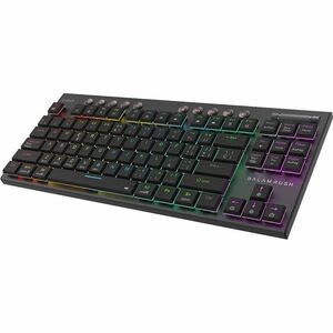 Balam Rush Balamrush Dominate Expert Gk959 Teclado Gaming - Sin Teclado Numérico - Inalámbrico Conectividad - Usb Interfaz - Rgb Led - Negro - Bluetooth/Rf - 5 - 2.40ghz - Multimedia, Botón De Control Tecla(s) De Acceso Rápido - Android, Apple Ios - Playstation 4, Playstation 5, Xbox - Mac - Plástico Abs
