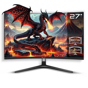 Xzeal Gaming Monitor Lcd Xzeal Xz4010-2 27" (68.6cm) Clase Full Hd Pantalla Curva - Negro - 27" (68.6cm) Viewable - Vertical Alignment (va) - 1920 X 1080 - 1ms - 180hz Frecuencia De Actualización - Hdmi - Displayport - Compatible Con Montura Vesa
