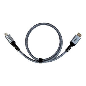 Xzeal Gaming Cable Hdmi Stylos De 2 Metro + 8k +alta Velocidad De Transferencia Color Negro Cubierta Blindada
