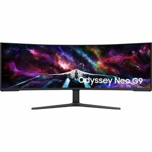 Samsung Mini Monitor Led De Juego Samsung Odyssey Neo G9 S57cg950nl 57" (144.8cm) Clase Duhd Pantalla Curva - 32:9 - Negro, Blanco - 57" (144.8cm) Viewable - Vertical Alignment (va) - Mini Led Retroiluminación - 7680 X 2160 - Mil Millones De Colores - Freesync Premium Pro - 350cd/M² - 1ms - 240hz Frecuencia De Actualización - Giratoria, Inclinable, Altura - Hdmi - Displayport - Compatible Con Montura Vesa - Conmutador Kvm, Concentrador Usb