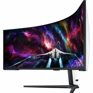 Samsung Mini Monitor Led De Juego Samsung Odyssey Neo G9 S57cg950nl 57" (144.8cm) Clase Duhd Pantalla Curva - 32:9 - Negro, Blanco - 57" (144.8cm) Viewable - Vertical Alignment (va) - Mini Led Retroiluminación - 7680 X 2160 - Mil Millones De Colores - Freesync Premium Pro - 350cd/M² - 1ms - 240hz Frecuencia De Actualización - Giratoria, Inclinable, Altura - Hdmi - Displayport - Compatible Con Montura Vesa - Conmutador Kvm, Concentrador Usb