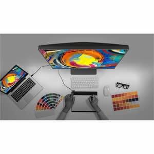 BenQ Monitor Led Benq Designvue Pd2706u 27" (68.6cm) Clase 4k Uhd - 16:9 - Gris Oscuro - 27" (68.6cm) Viewable - Tecnología Conmutación En El Mismo Plano (in-Plane Switching, Ips) - Led Retroiluminación - 3840 X 2160 - 1.07 Billones De Colores - 350cd/M² - 5ms - 60hz Frecuencia De Actualización - Altavoces - Giratoria, Altura, Pivote, Inclinable - Usb Tipo-C - Hdmi - Displayport - Compatible Con Montura Vesa - Concentrador Usb, Conmutador Kvm