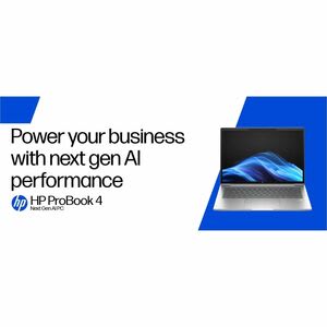 HP Computo Hp Probook 4 G1q 14 Inch Notebook Next Gen Ai Pc,14" Wuxga Led Uwva 300n Anti-Glare 60hz (1920 X 1200, 1.6 (16:10)),qualcomm X X1-26-100 (2.98 Ghz, 8 Cores / 8 Threads) With Qualcomm Adreno X1-45 Graphics And Qualcomm Snapdragon X (up To 45 Tops),512gb M.2 Pcie Nvme 2280 Value 4x4 Ssd,16gb 8533mt/S Lpddr5x (soldered),clickpad,backlit Spill Resistant,qualcomm Wi-Fi 6e Qfc 6900 (2x2) Mu-Mimo And Bluetooth® 5.3 Wireless Technology,no Wwan Module,no Discrete Graphics,1080p Fhd Camera,windows® 11 Pro 64-Bit Standard,1/1/0,pre-Boot Uefi Wi-Fi Support,adjusted Allowance (8c)