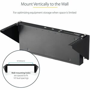 StarTech.com Startech.com Soporte Para Rack De Montaje Vertical En Pared Para Servidores - 4u 19 Pulgadas