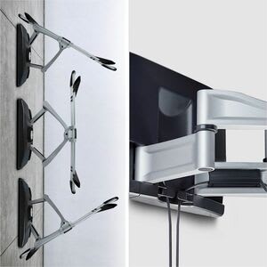 StarTech.com Startech.com Soporte Vesa De Pared De Servicio Pesado Para Tv Pantalla De Hasta 100" - Soporte Articulado De 85kg De Capacidad - Taa - 1 Pantalla(s) Admitidas - 81.3cm A 254cm (100") Para Pantalla Plana - 85kg Capacidad De Carga - 800 X 500, 200 X 200, 200 X 300, 200 X 400, 300 X 200, 300 X 300, 400 X 200, 400 X 300, 400 X 400, 500 X 300, 600 X 300, ... - Compatible Con Montura Vesa - Aluminio, Acero - 1