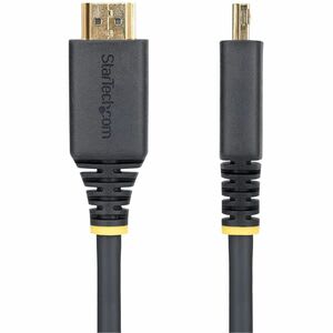 StarTech.com Startech.com Cable Hdmi De Alta Velocidad De 1m - Conectores De Agarre - 4k60hz - Uhd - 18gbps - Cable Hdmi - Recubrimiento Tpe - Cable For Dispositivo De Audio/Vídeo, Pantalla, Workstation, Mosaico, Tv, Monitor, Sistema De Seguridad, Macbook - 18gbit/S - Admite Hasta3840 X 2160 - Apantallado - Oro Conector Chapado - Vw-1, Sin Halógeno - 30 Awg - Negro