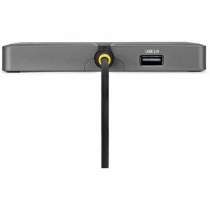 StarTech.com Startech.com Adaptador Usb-C A 4x Pantallas Displayport - Dp 4k 60hz - Pd 140w De Paso Para Carga De Laptops - 1x Puerto Usb 2.0 - Taa - 4 Pantallas Compatibles - 4k @ 60hz, 4k @ 144hz, 4k @ 120hz, 8k @ 60hz - 3840 X 2160, 7680 X 4320, 10240 X 4320 - 2 X Puertos Usb - 1 X Usb 2.0 - 1 X Usb Type-A Ports - Usb Tipo-A - 1 X Usb Type-C Ports - Usb Tipo-C - Displayport - Cableado - Windows 11, Windows 10, Windows 8, Windows 7, Mac Os X 10.11 El Capitan, Mac Os X 10.12 Sierra, Mac Os X 10.14 Moja