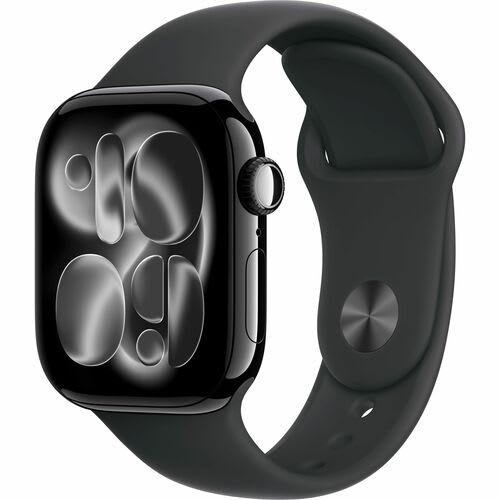Apple Apple Watch Series 11 Smart Watch - 42mm Case Height - 36mm Case Width - Negro Azabache Case Color - Negro Band Color - Aluminio Case Material - Goma Band Material - Lan Inalámbrica - 4g - Lte - Sensor Eléctrico De Frecuencia Cardíaca, Sensor óptico De Pulso Cardíaco, Sensor De Temperatura, Compás Digital, Altímetro, Acelerómetro, Sensor Gyro, Sensor De Luz Ambiental, Sensor Ecg, Monitor De Ritmo Cardiaco - Monitorización De Sue?o, Altavoz, Reproductor De M