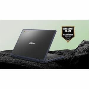 Asus Chromebook 2 En 1 Convertible - Asus Chromebook Cr11 Flip Cr1104f Cr1104fta-C8g64-C1 Robusto 29.5cm (11.6") Pantalla Táctil - Hd - Intel N-Series N150 - 8gb - 64gb Memoria Flash - Español Teclado - Gris - Intel Chip - 1366 X 768 - Chromeos - Intel Uhd Graphics 600 - Cámara Frontal/Cámara Web - Ieee 802.11ax Estádar Lan Sin Cable - Wi-Fi 6e
