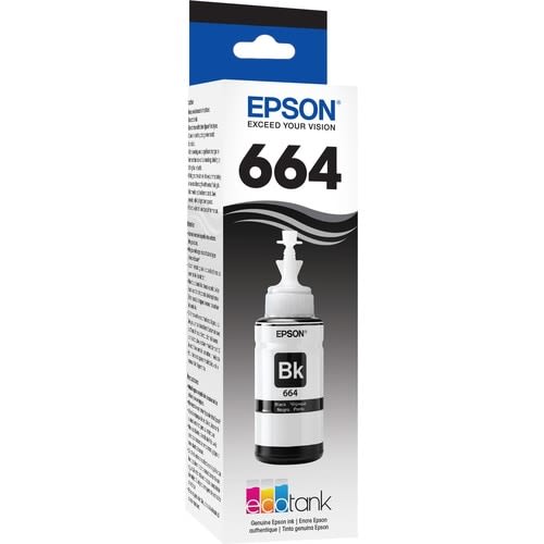Epson Kit De Relleno De Tinta Epson T664 - Negro - Inyección De Tinta - 70 Ml