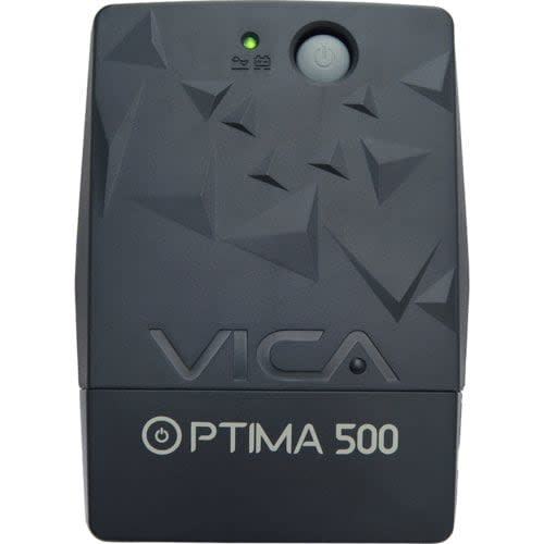 Vica Vica Optima 500, No-Break Con Regulador Integrado, Capacidad 500 Va / 240 W, Certificado Nom, Indicadores Led, 6 Tomas Reguladas Y Respaldadas, Software De Monitoreo, 3 Años De Garantía En Equipo Y 2 Años En Baterías, Puerto Rj11 Y Rj45, Clavija Nema 5-15p, Tamaño Compacto, Excelente Control Por Microprocesador, Regulador Avr Para Estabilizar El Voltaje (con Dos Etapas De Regulación, 1 Para Aumentar El Voltaje Y 1 Para Reducir El Voltaje), Reinicio Automático Mientras Ac Se Está Recuperando, Salida De Onda Cuasi Senoidal, Función De Arranque En Frío. Tiempo Estimado De Respaldo 10-15 Min A Media Carga, 3-5 Min A Carga Completa. *el Tiempo De Respaldo Depende De La Carga Que Conectamos Al Equipo. *uso Recomendado Al 80% De Su Capacidad.