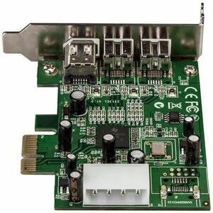 StarTech.com Startech.com Adaptador Tarjeta Firewire Pci-Express Bajo Perfil De 2 Puertos F/W 800 Y 1 Puerto F/W 400 - 3 Total Puerto(s) Firewire - 1 Puerto(s) Firewire 400 - 2 Puerto(s) Firewire 800 - Pc, Mac, Linux