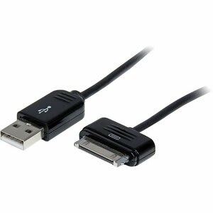 StarTech.com Startech.com Cable Adaptador 2m Conector Dock Usb Para Samsung Galaxy Tab? - Negro - Usb A Macho - Cable For Tablet Pc, Portátil, Computador - Apantallado - Negro