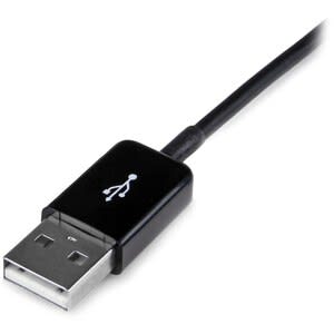 StarTech.com Startech.com Cable Adaptador 2m Conector Dock Usb Para Samsung Galaxy Tab? - Negro - Usb A Macho - Cable For Tablet Pc, Portátil, Computador - Apantallado - Negro