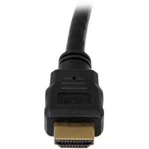 StarTech.com Startech.com Cable Hdmi De 30cm - Cable Hdmi De Alta Velocidad Con Ethernet De 4k - Video Uhd De 4k A 30hz - Cable Hdmi 1.4 Ultra Hd - Cable For Reproductor Blu-Ray, Hdtv, Reproductor Dvd, Receptor Estéreo, Proyector, Dispositivo De Audio/Vídeo, Tv, Consola De Juegos, Grabador De Vídeo Digital, Monitor, Portátil - 10.2gbit/S - Admite Hasta4096 X 2160 - Apantallado - Oro Conector Chapado - 30 Awg - Negro