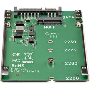 StarTech.com Startech.com Adaptador De Ssd Sata M.2 A Sata De 2.5" - Convertidor De M.2 Ngff A Sata - 7mm - Marco Abierto - Adaptador Para Disco Duro M.2