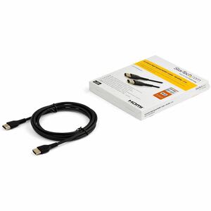 StarTech.com Startech.com Cable Hdmi Con Ethernet De Alta Velocidad De 2m - 4k 60hz - Cable Hdmi 2.0 Premium - Para Uso En Pantallas O Tvs (rhdmm1mp) - Cable For Dispositivo De Audio/Vídeo, Tv, Monitor - 18gbit/S - Admite Hasta3840 X 2160 - Apantallado - Oro Conector Chapado - 30 Awg - Negro