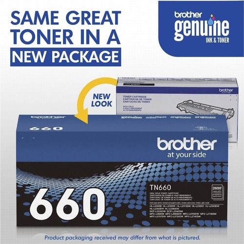 TONER NEGRO RENDIMIENTO 2600 PÁGINAS Brother TN660